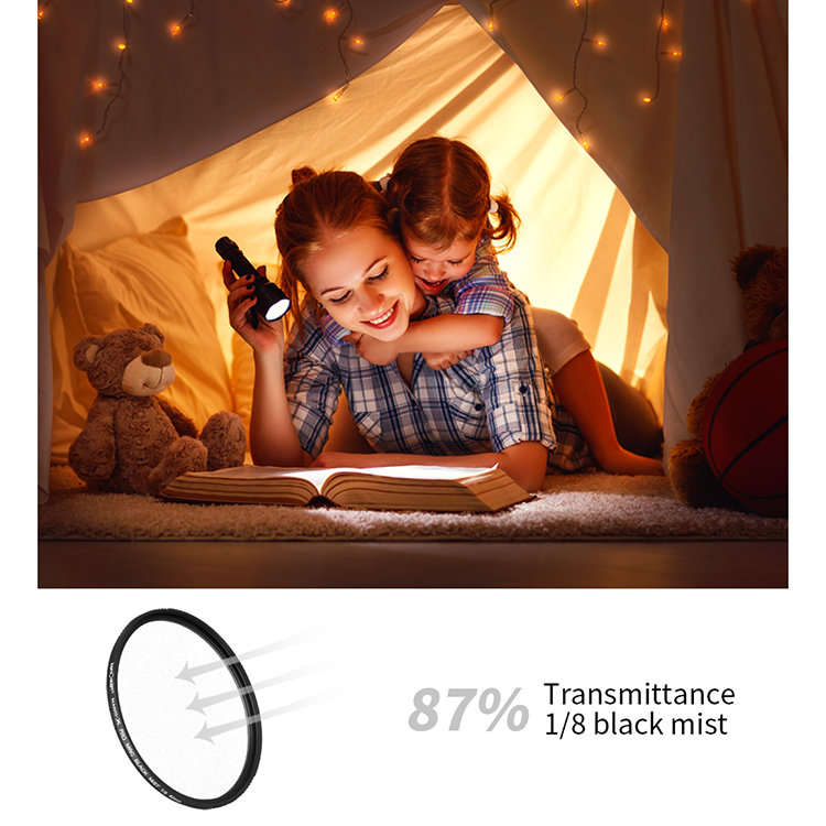 Светофильтр K&F Concept Nano-X Black Mist 1/8 67мм Светофильтр K&F Concept Nano-X Black Mist 1/8 67мм