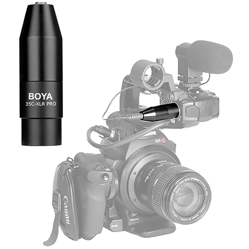 Адаптер BOYA 35C-XLR PRO (mini Jack - XLR) Адаптер BOYA 35C-XLR PRO (mini Jack - XLR)