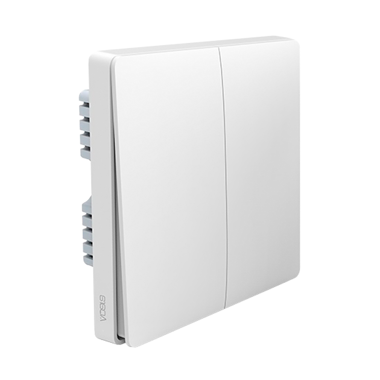 Выключатель двухклавишный Aqara Wall Light Switch (без нейтрали) Выключатель двухклавишный Aqara Wall Light Switch (без нейтрали)