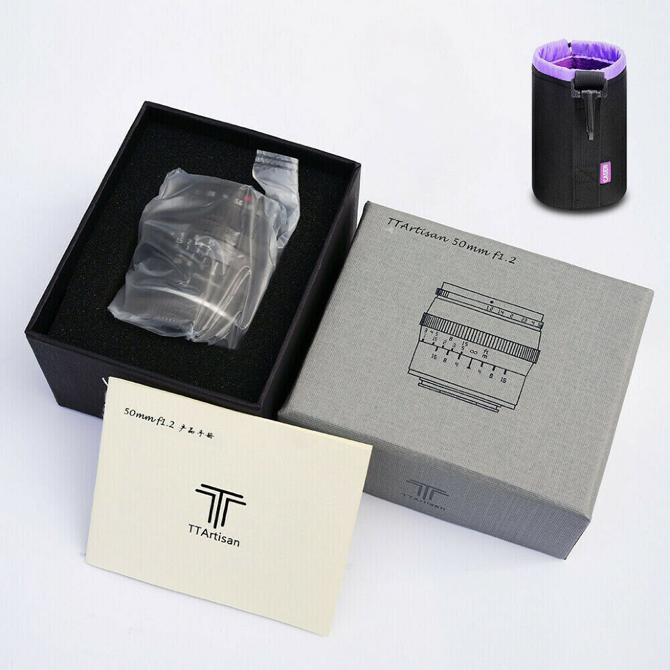 Объектив TTArtisan 50mm F1.2 E-mount Чёрный Объектив TTArtisan 50mm F1.2 E-mount Чёрный