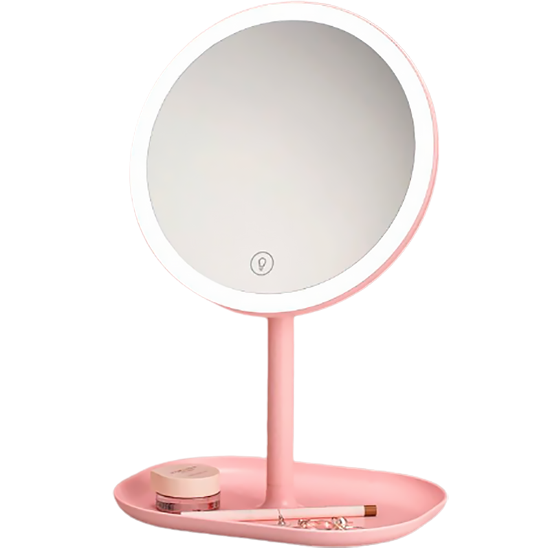 Зеркало Jordan & Judy LED Makeup Mirror с подсветкой Розовое Зеркало Jordan & Judy LED Makeup Mirror с подсветкой Розовое