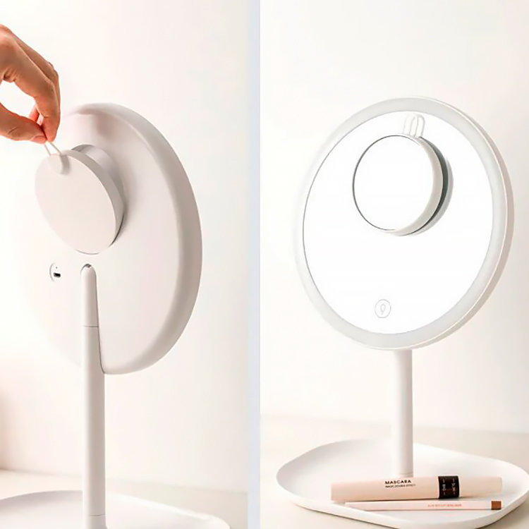 Зеркало Jordan & Judy LED Makeup Mirror с подсветкой Розовое Зеркало Jordan & Judy LED Makeup Mirror с подсветкой Розовое