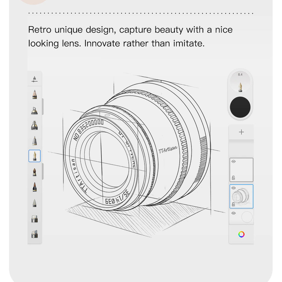 Объектив TTArtisan 35mm F1.4 E-mount Чёрный Объектив TTArtisan 35mm F1.4 E-mount Чёрный