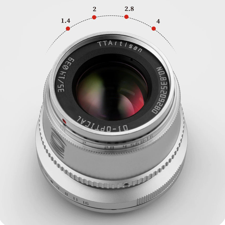 Объектив TTArtisan 35mm F1.4 E-mount Чёрный Объектив TTArtisan 35mm F1.4 E-mount Чёрный