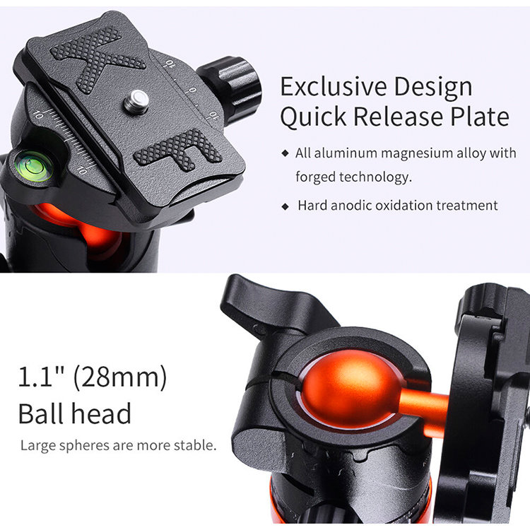 Штатив K&F Concept SA254T2 Штатив K&F Concept SA254T2