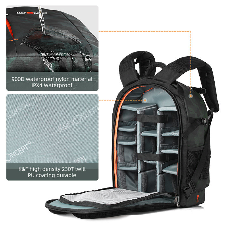 Рюкзак K&F Concept Multifunctional Large Backpack Рюкзак K&F Concept Multifunctional Large Backpack