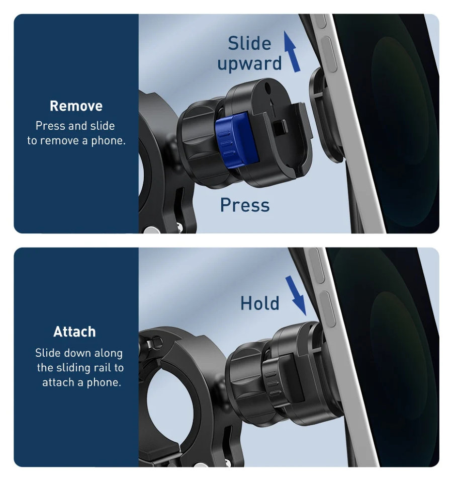 Держатель велосипедный Baseus Quick cycling Holder Чёрный Держатель велосипедный Baseus Quick cycling Holder Чёрный