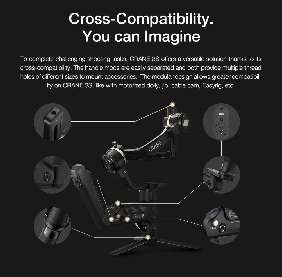 Стабилизатор Zhiyun Crane 3S-E Стабилизатор Zhiyun Crane 3S-E