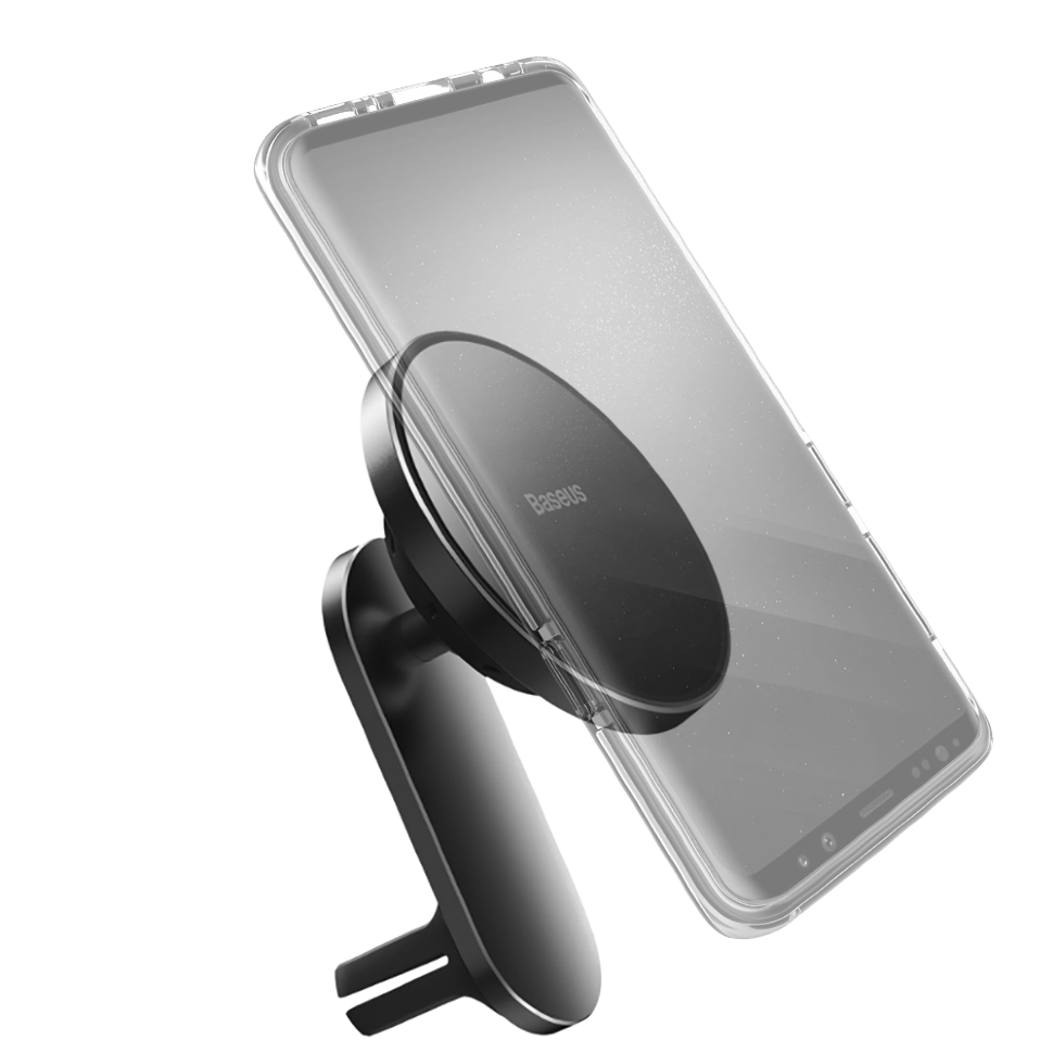 Автодержатель с беспроводной зарядкой Baseus Big Energy Чёрная Автодержатель с беспроводной зарядкой Baseus Big Energy Чёрная