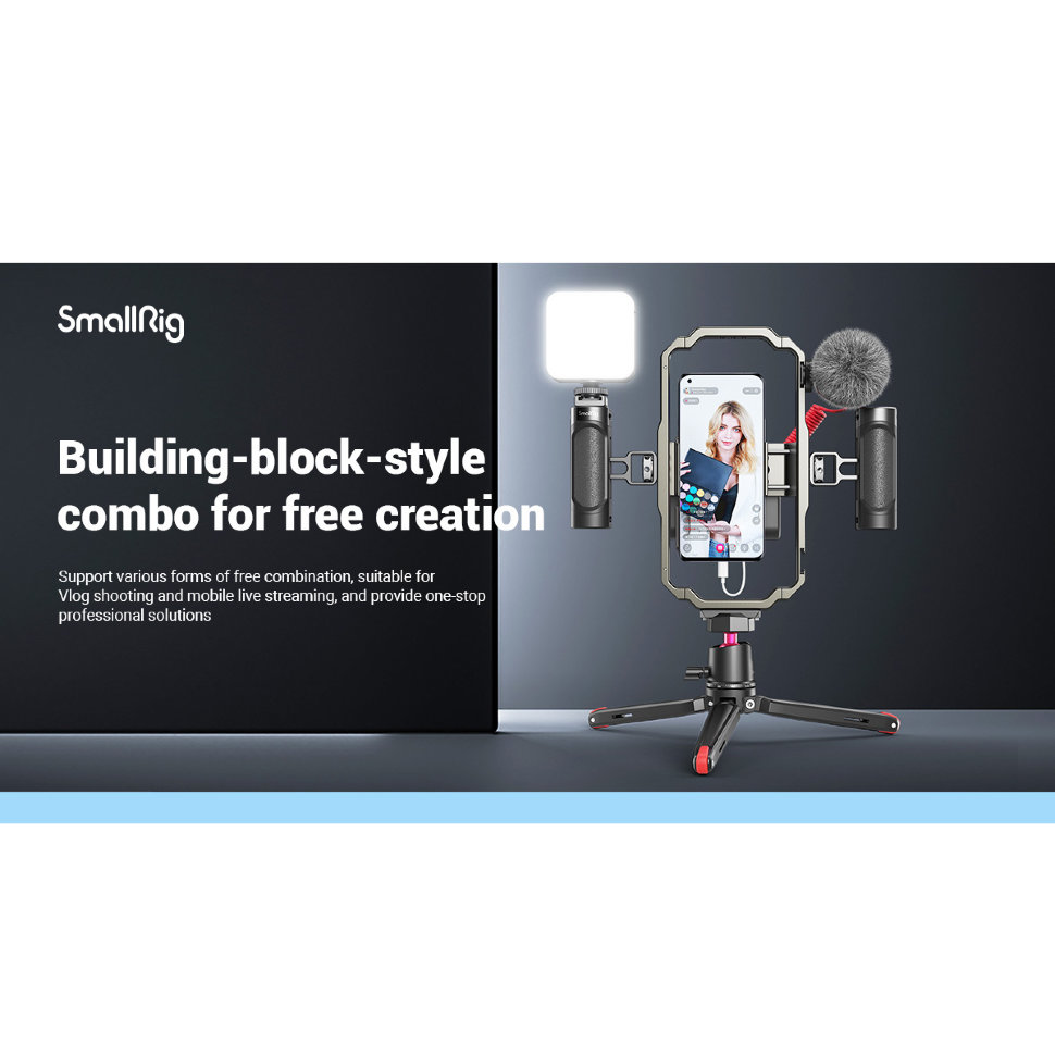 Комплект для съёмки на смартфон SmallRig 3384C Комплект для съёмки на смартфон SmallRig 3384C
