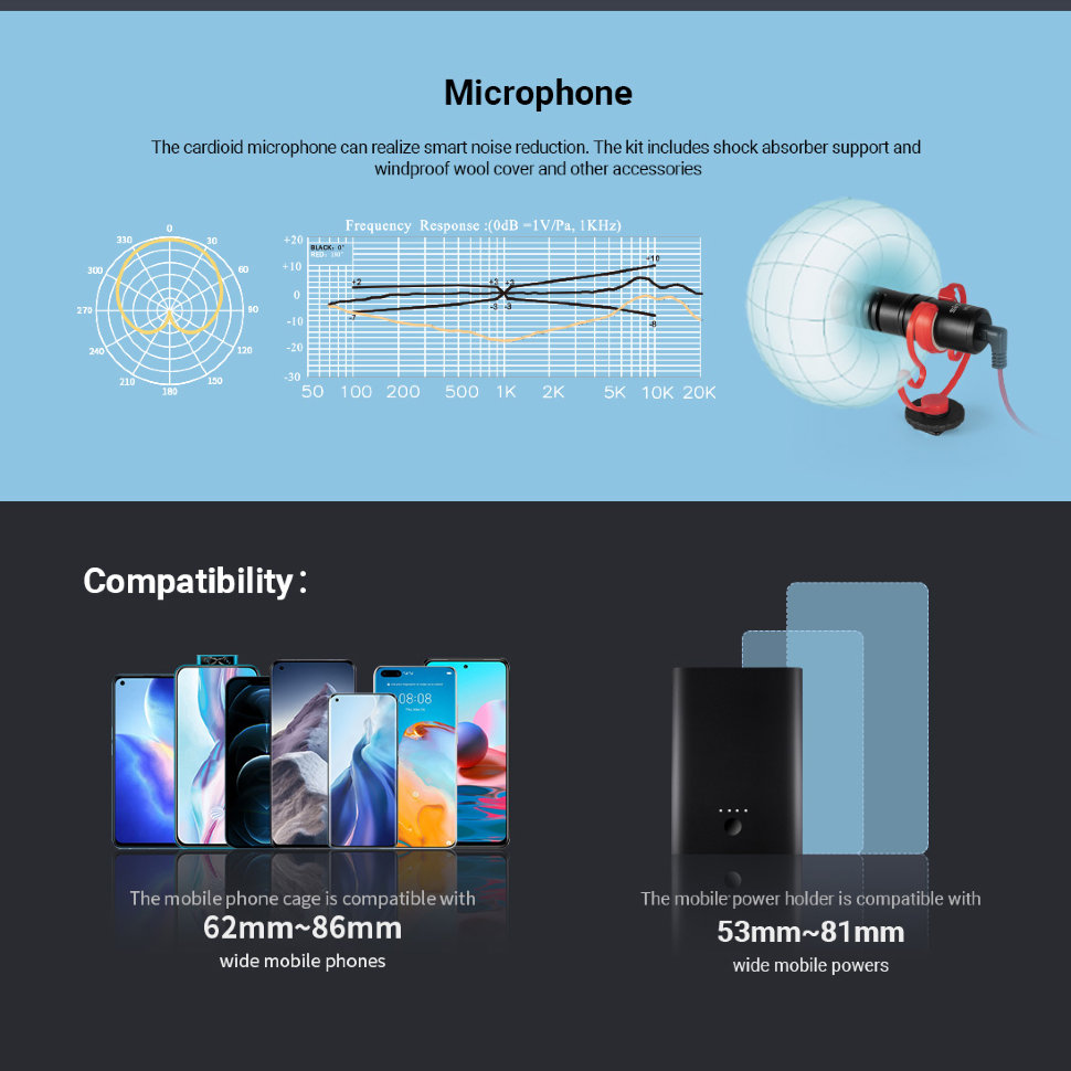 Комплект для съёмки на смартфон SmallRig 3384C Комплект для съёмки на смартфон SmallRig 3384C