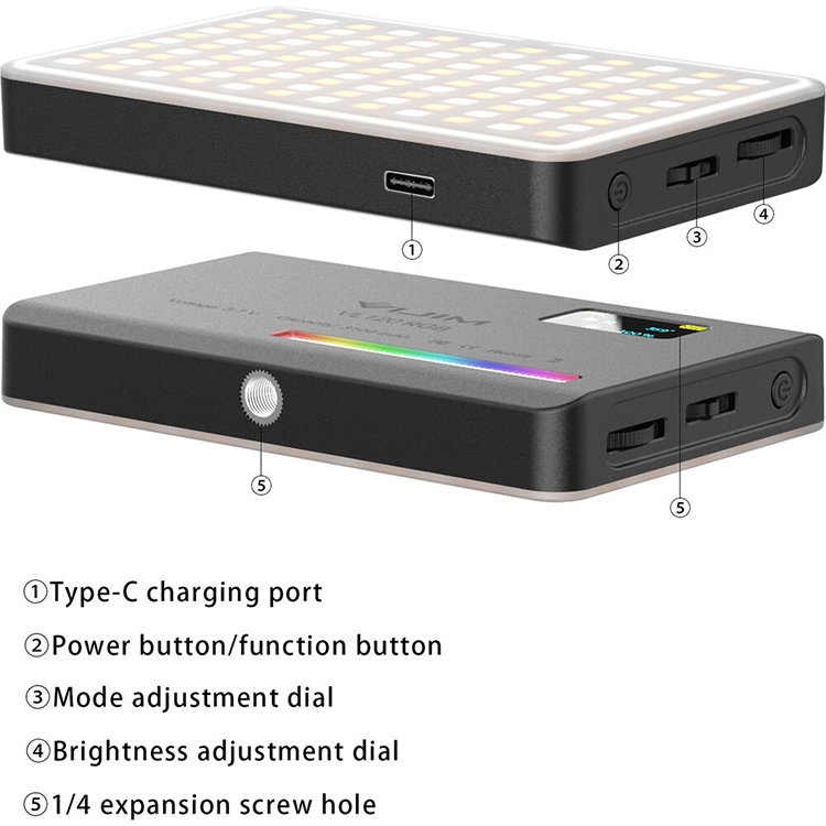Осветитель Ulanzi VL120 RGB Осветитель Ulanzi VL120 RGB