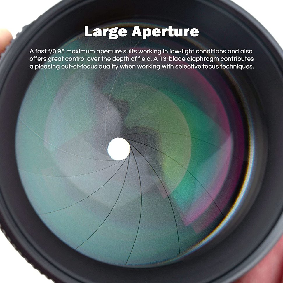 Объектив 7Artisans 50mm F0.95 EF-M Объектив 7Artisans 50mm F0.95 EF-M