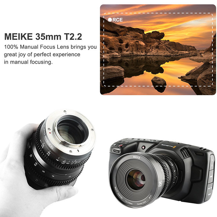 Объектив Meike 35mm T2.2 E-mount Объектив Meike 35mm T2.2 E-mount