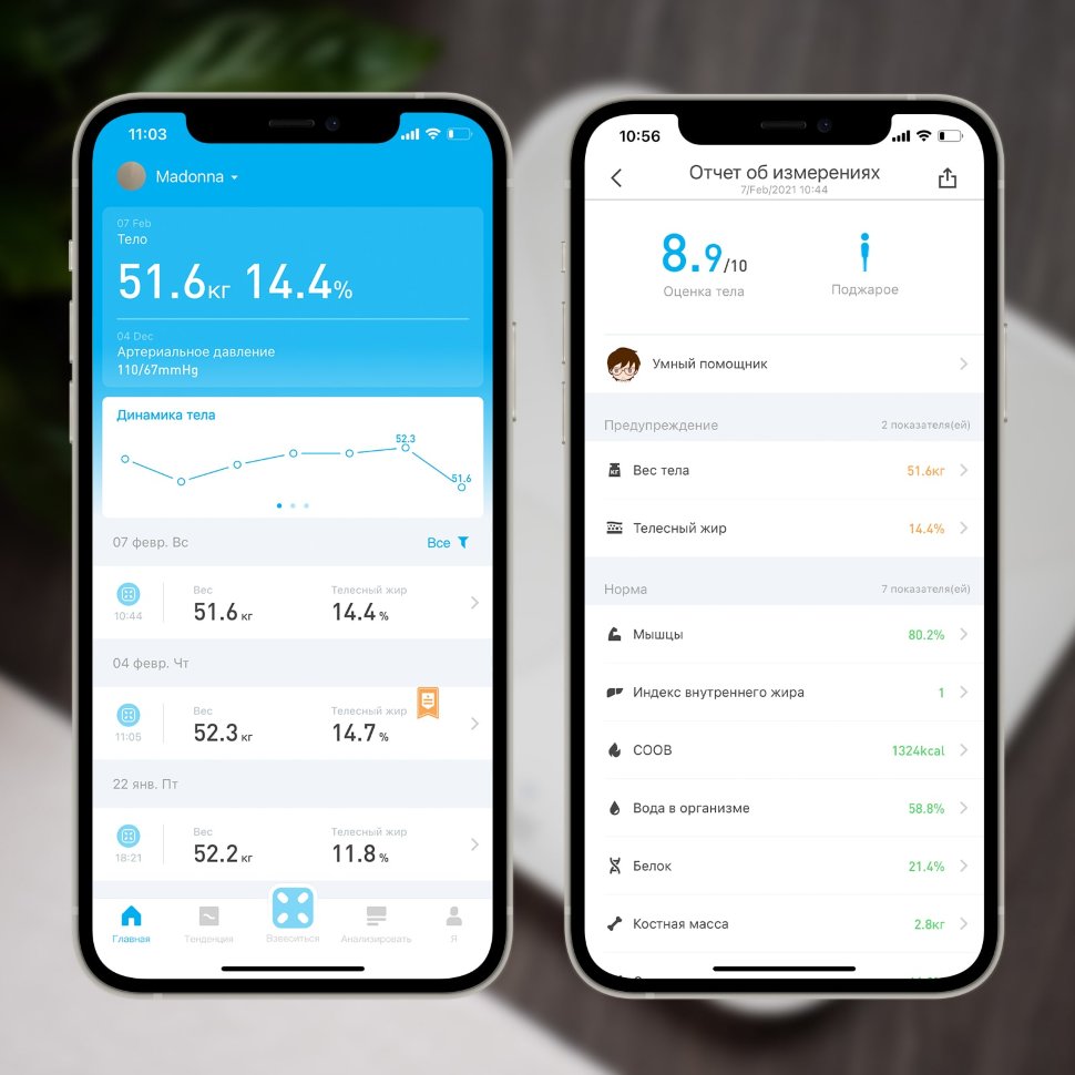 Умные весы Picooc S3 V2 Белые Умные весы Picooc S3 V2 Белые