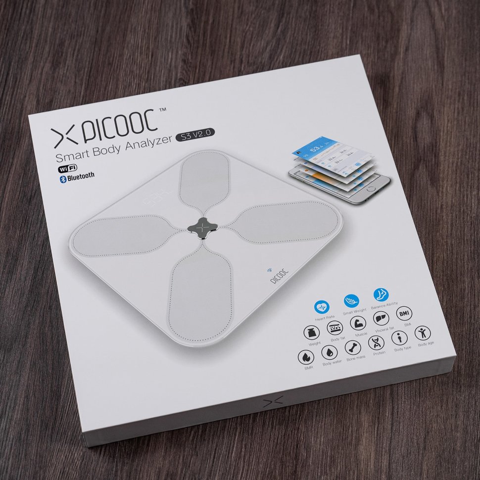 Умные весы Picooc S3 V2 Белые Умные весы Picooc S3 V2 Белые