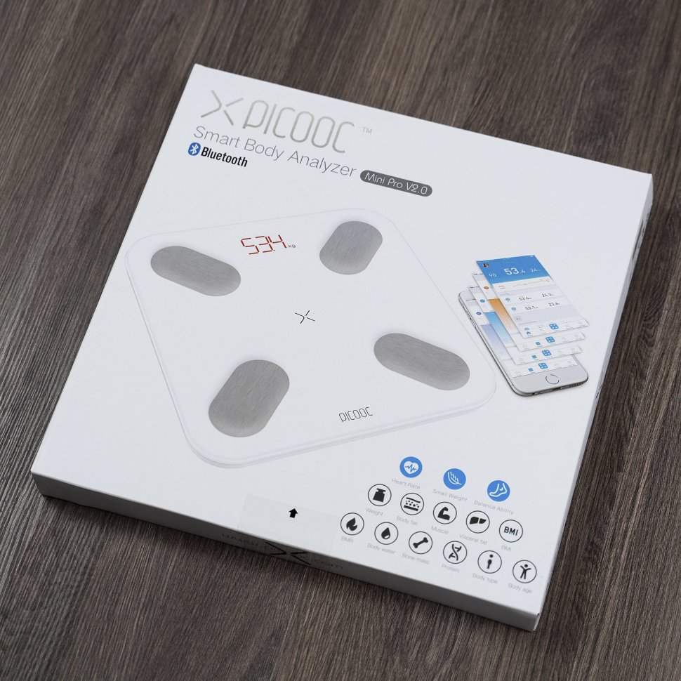 Умные весы Picooc Mini Pro V2 Белые Умные весы Picooc Mini Pro V2 Белые