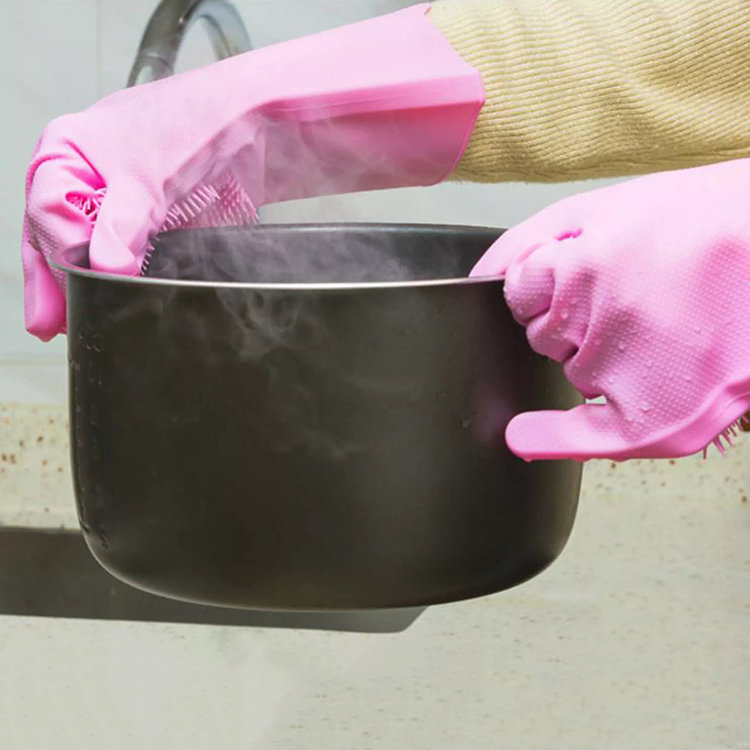 Перчатки для уборки Xiaomi Mijia JJ Magic Gloves HH674 Розовые Перчатки для уборки Xiaomi Mijia JJ Magic Gloves HH674 Розовые