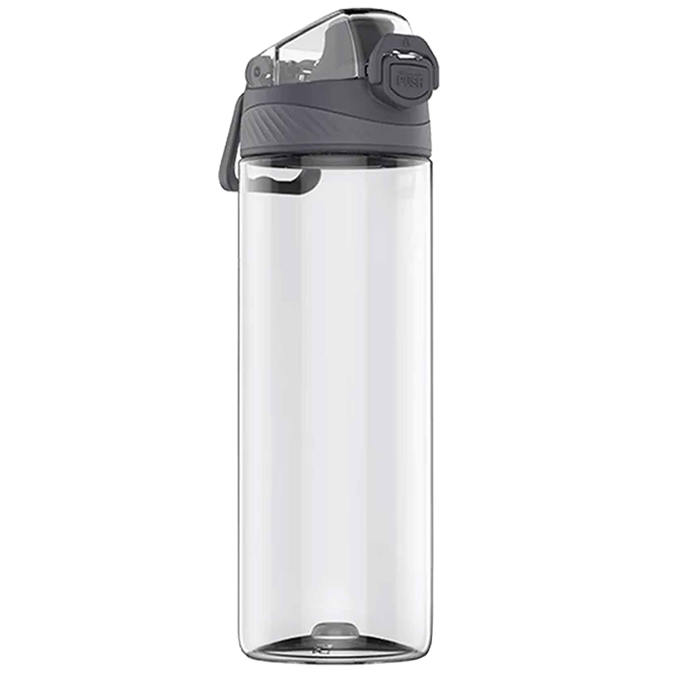 Бутылка для воды QuanGe Hello Life Tritan Sports Cup  620мл Серая Бутылка для воды QuanGe Hello Life Tritan Sports Cup  620мл Серая