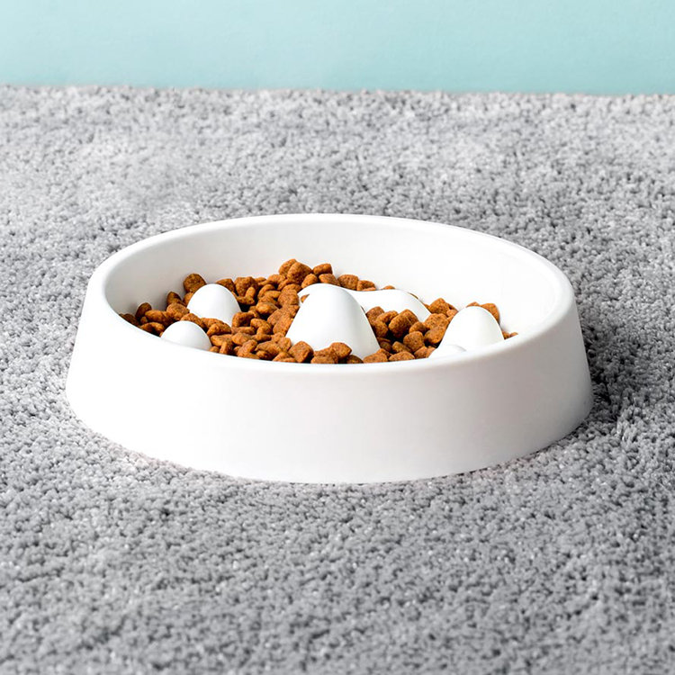 Миска Jordan & Judy Pet Slow Bowl PE017 Белая Миска Jordan & Judy Pet Slow Bowl PE017 Белая