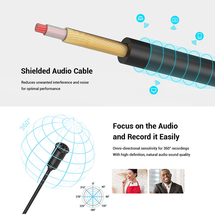 Микрофон петличный simorr wave l3 Lightning Чёрный 3453B Микрофон петличный simorr wave l3 Lightning Чёрный 3453B