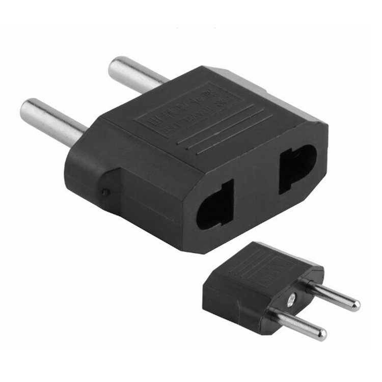 Переходник для розетки US/AU на EURO Чёрный Переходник для розетки US/AU на EURO Чёрный