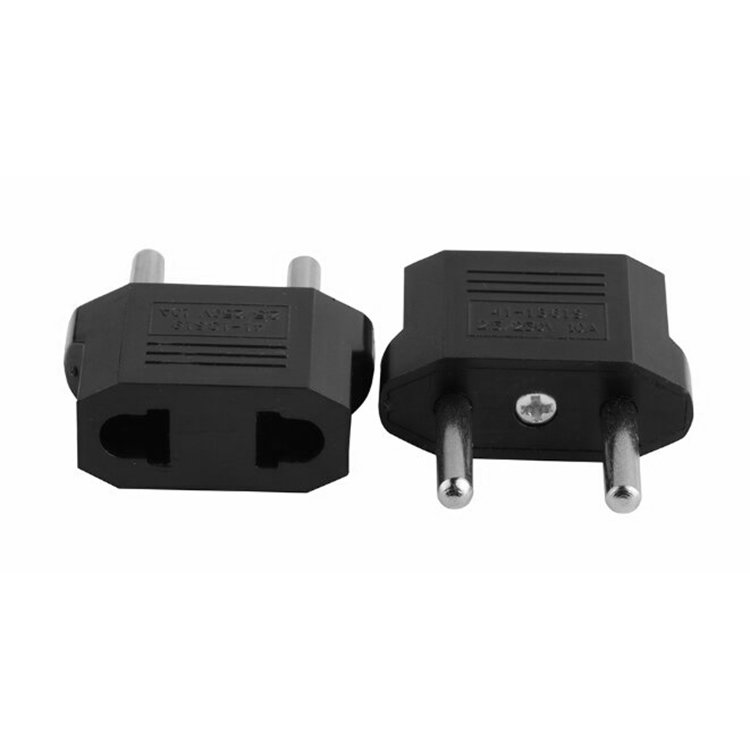 Переходник для розетки US/AU на EURO Чёрный Переходник для розетки US/AU на EURO Чёрный