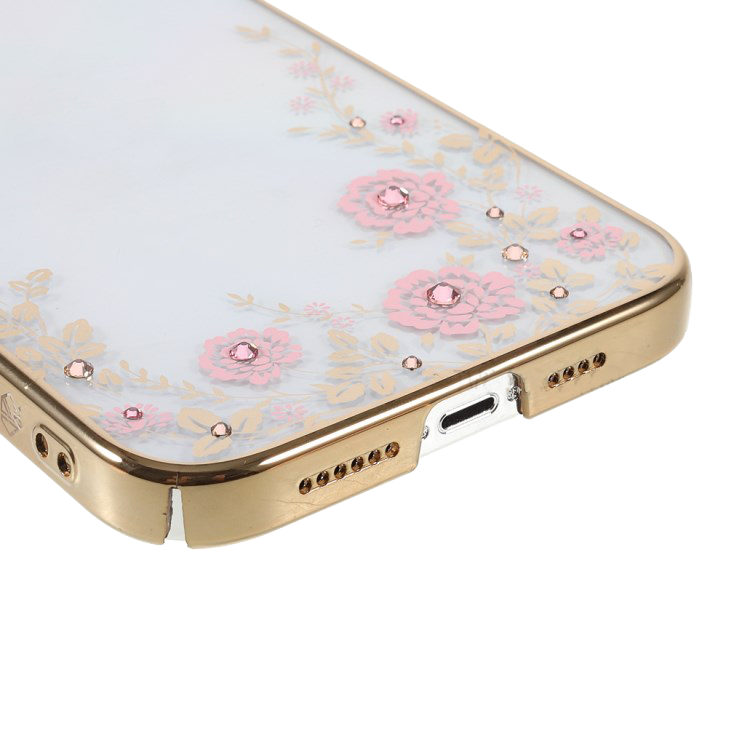 Чехол PQY Flora для iPhone 13 Pro Max Розовое золото Чехол PQY Flora для iPhone 13 Pro Max Розовое золото