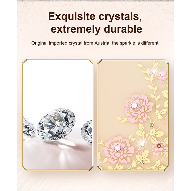 Чехол PQY Flora для iPhone 13 Pro Max Розовое золото Чехол PQY Flora для iPhone 13 Pro Max Розовое золото