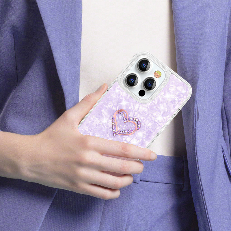 Чехол PQY Shell для iPhone 13 Pro Max Фиолетовый Чехол PQY Shell для iPhone 13 Pro Max Фиолетовый