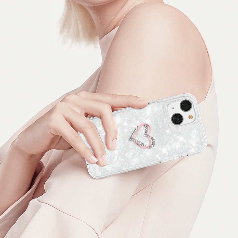 Чехол PQY Shell для iPhone 13 Белый Чехол PQY Shell для iPhone 13 Белый