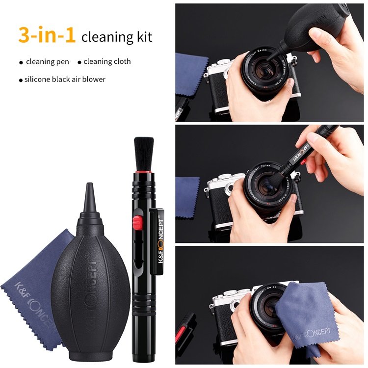 Набор для чистки оптики K&F Concept Optical Cleaning Kit 1694 Набор для чистки оптики K&F Concept Optical Cleaning Kit 1694