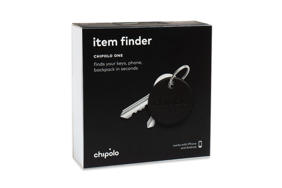 Умный брелок Chipolo ONE Чёрный Умный брелок Chipolo ONE Чёрный