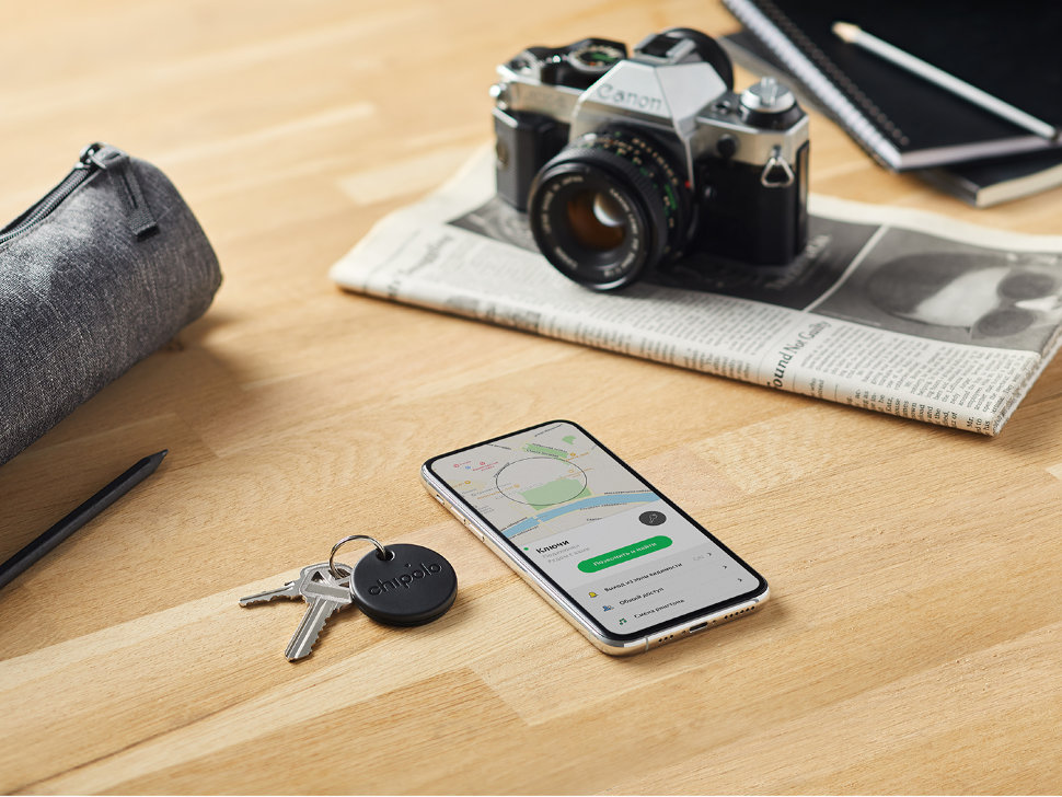 Умный брелок Chipolo ONE Чёрный Умный брелок Chipolo ONE Чёрный