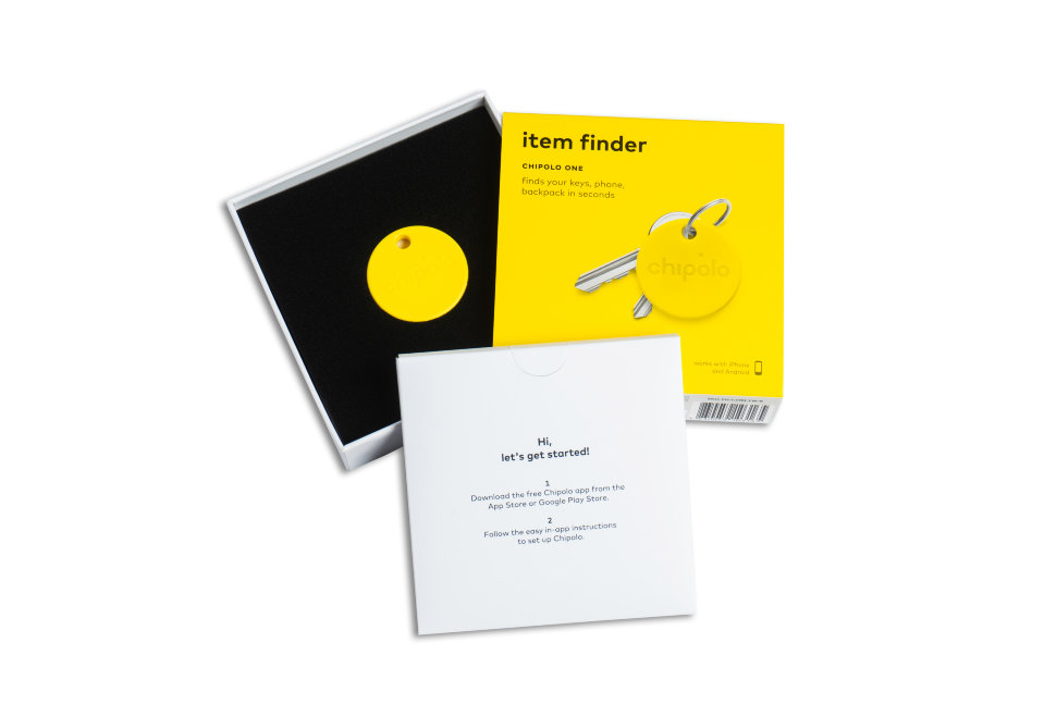 Умный брелок Chipolo ONE Жёлтый Умный брелок Chipolo ONE Жёлтый