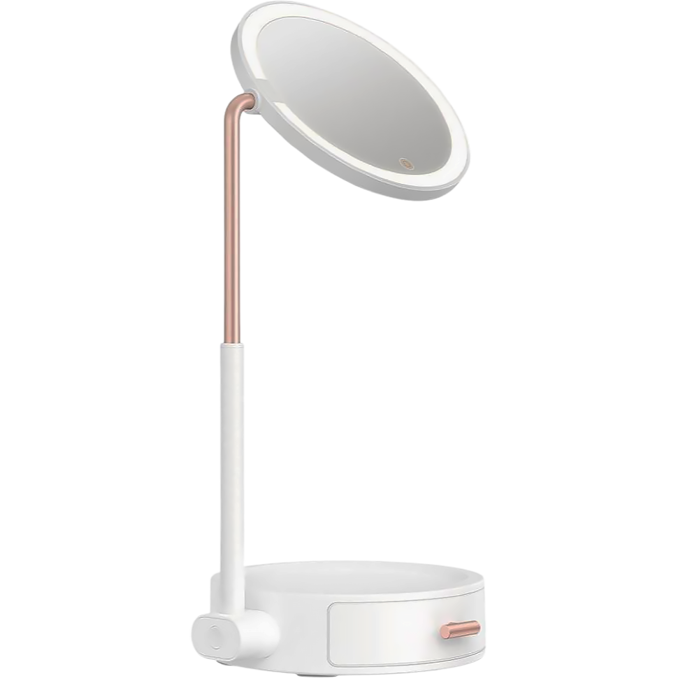 Зеркало Baseus Smart Beauty Series Lighted Makeup Mirror Белое Зеркало Baseus Smart Beauty Series Lighted Makeup Mirror Белое