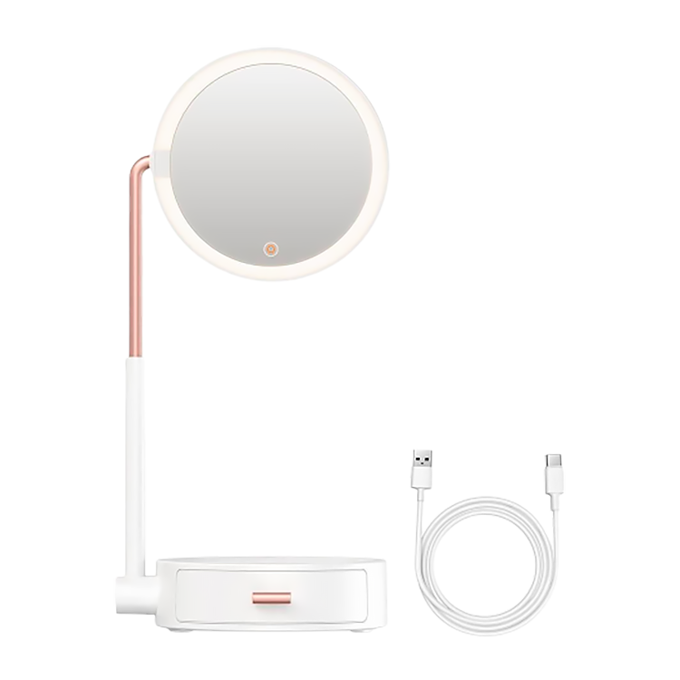 Зеркало Baseus Smart Beauty Series Lighted Makeup Mirror Белое Зеркало Baseus Smart Beauty Series Lighted Makeup Mirror Белое