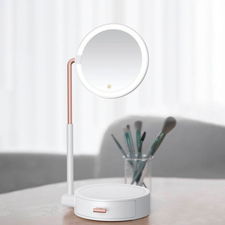 Зеркало Baseus Smart Beauty Series Lighted Makeup Mirror Белое Зеркало Baseus Smart Beauty Series Lighted Makeup Mirror Белое