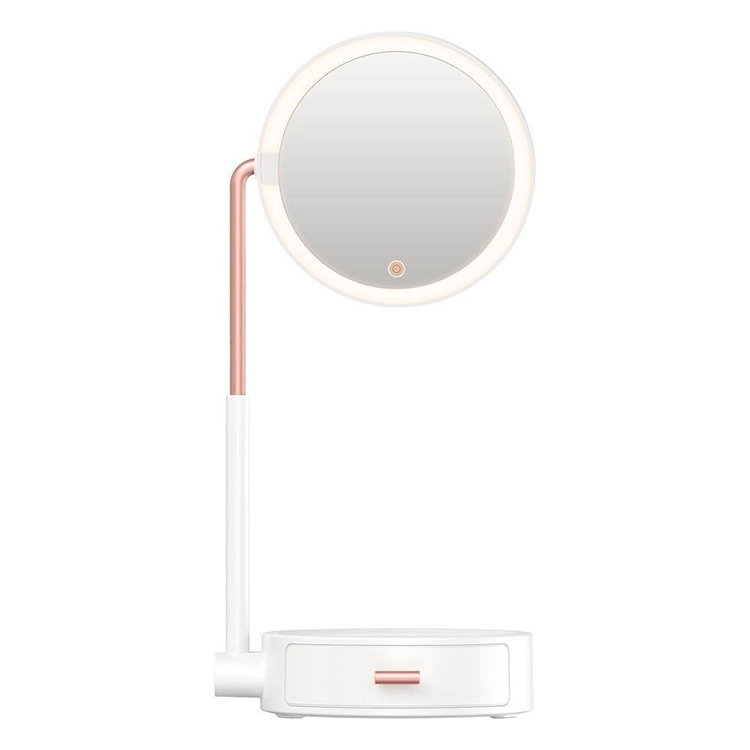 Зеркало Baseus Smart Beauty Series Lighted Makeup Mirror Белое Зеркало Baseus Smart Beauty Series Lighted Makeup Mirror Белое