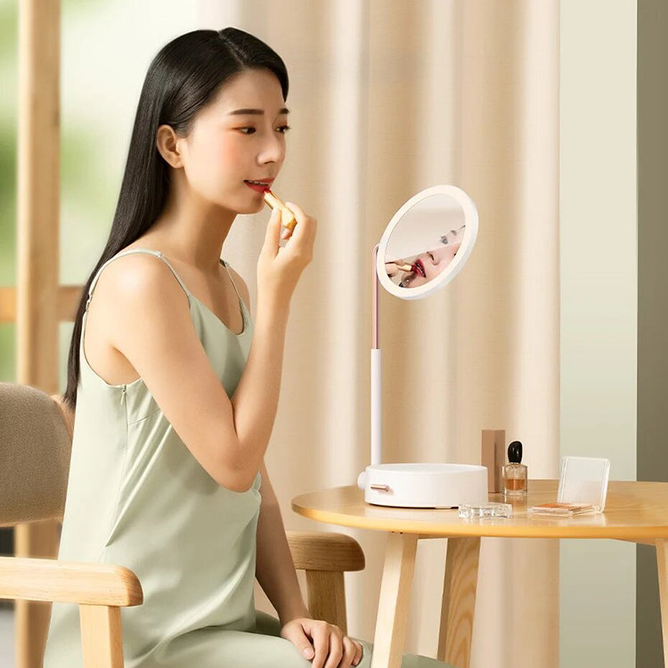 Зеркало Baseus Smart Beauty Series Lighted Makeup Mirror Белое Зеркало Baseus Smart Beauty Series Lighted Makeup Mirror Белое