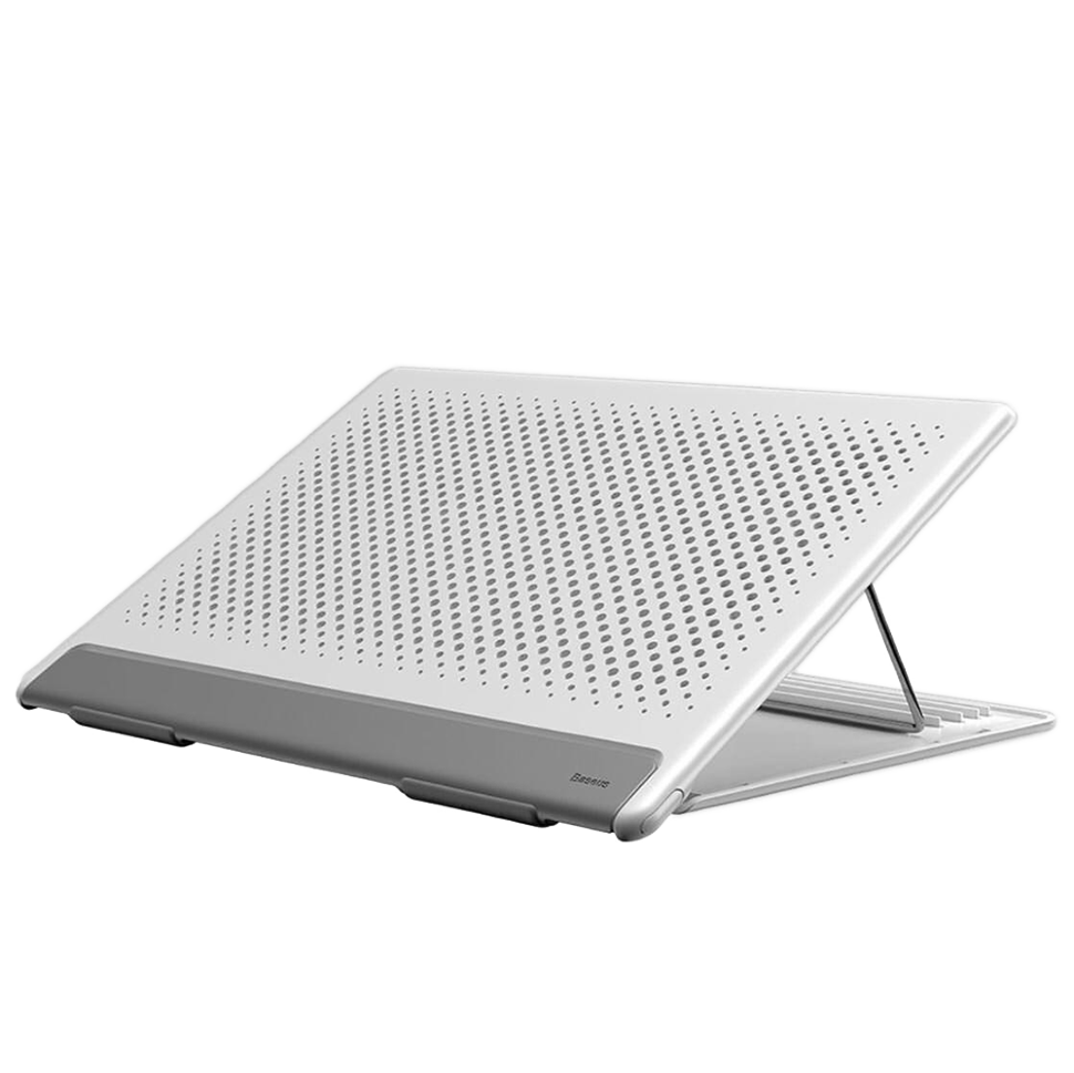 Подставка для ноутбука Baseus Let's go Mesh Белая/серая Подставка для ноутбука Baseus Let's go Mesh Белая/серая