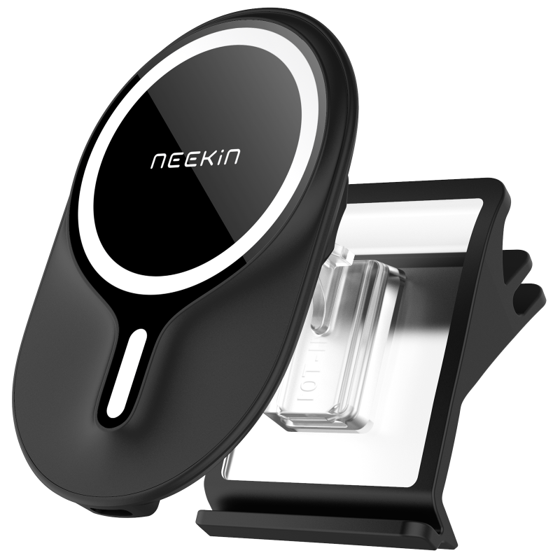 Автодержатель с беспроводной зарядкой Neekin Energy W2 Tesla model 3/model Y Чёрный Автодержатель с беспроводной зарядкой Neekin Energy W2 Tesla model 3/model Y Чёрный