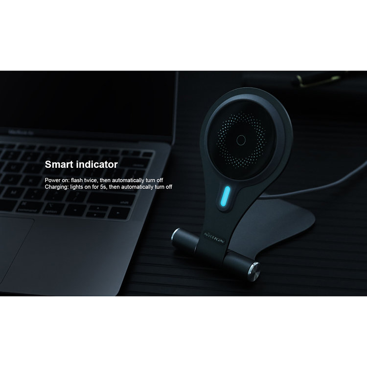 Беспроводная зарядка Nillkin NKT11 MagStand Серебро Беспроводная зарядка Nillkin NKT11 MagStand Серебро