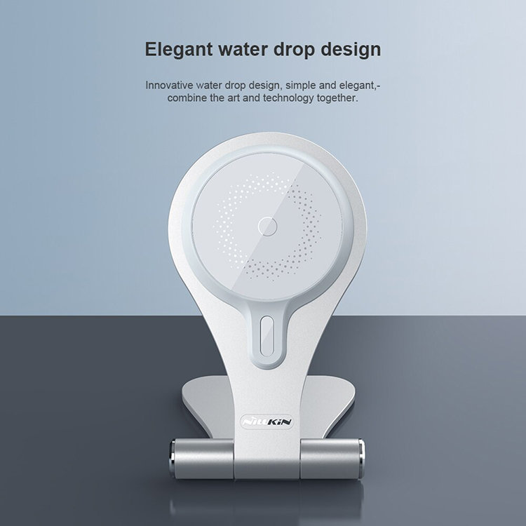 Беспроводная зарядка Nillkin NKT11 MagStand Серебро Беспроводная зарядка Nillkin NKT11 MagStand Серебро