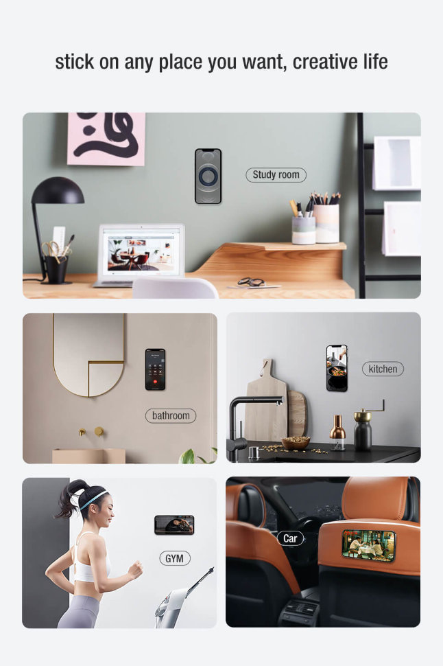 Стикер Nillkin NKL02 SnapHold Magnetic MagSafe (2шт) Чёрный Стикер Nillkin NKL02 SnapHold Magnetic MagSafe (2шт) Чёрный