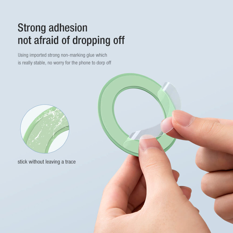 Стикер Nillkin NKL02 SnapHold Magnetic MagSafe (2шт) Чёрный Стикер Nillkin NKL02 SnapHold Magnetic MagSafe (2шт) Чёрный