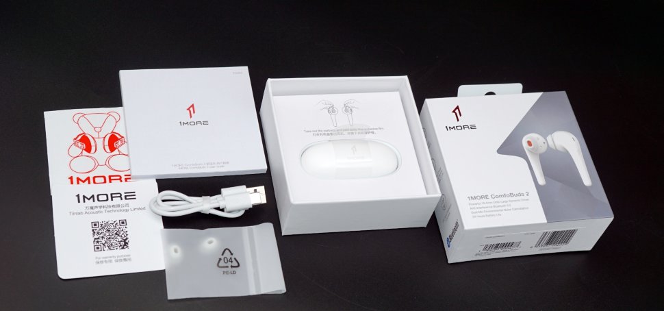 Наушники 1More ComfoBuds 2 ES 303 Белые Наушники 1More ComfoBuds 2 ES 303 Белые