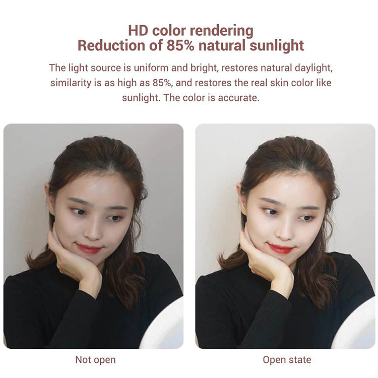 Зеркало косметическое DOCO Daylight Small Белое Зеркало косметическое DOCO Daylight Small Белое