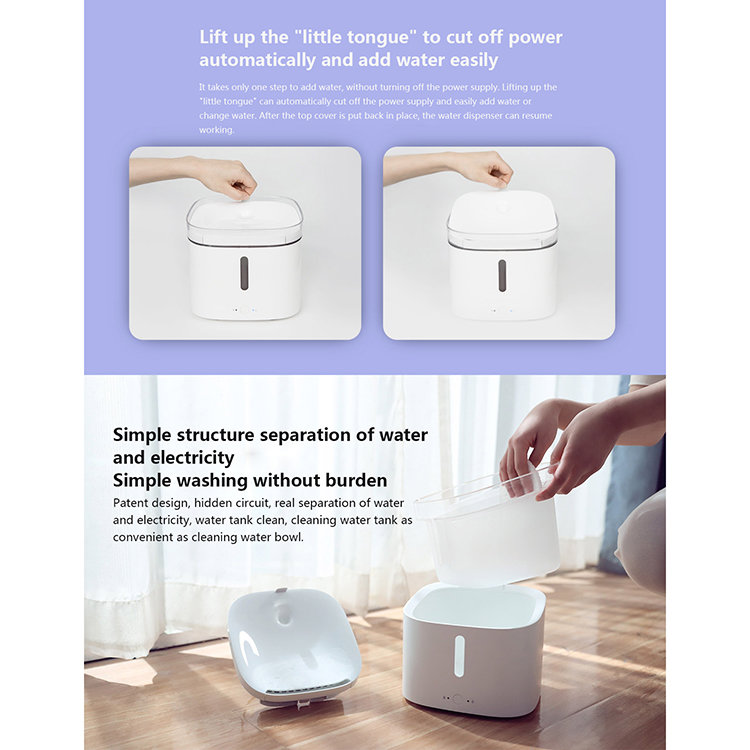 Умная автопоилка для животных Xiaomi Mijia Smart Pet Water Dispenser Умная автопоилка для животных Xiaomi Mijia Smart Pet Water Dispenser
