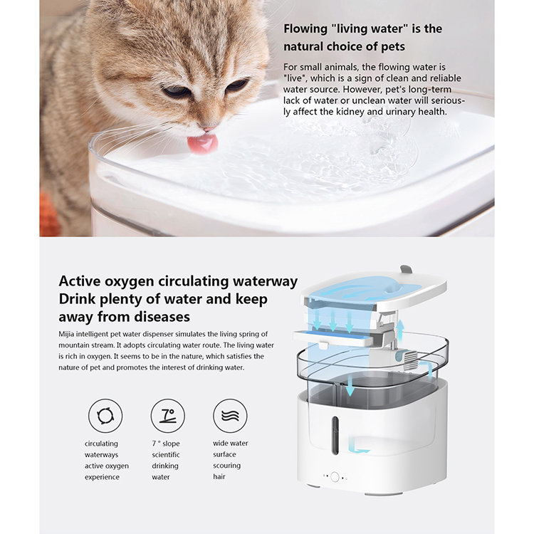 Умная автопоилка для животных Xiaomi Mijia Smart Pet Water Dispenser Умная автопоилка для животных Xiaomi Mijia Smart Pet Water Dispenser